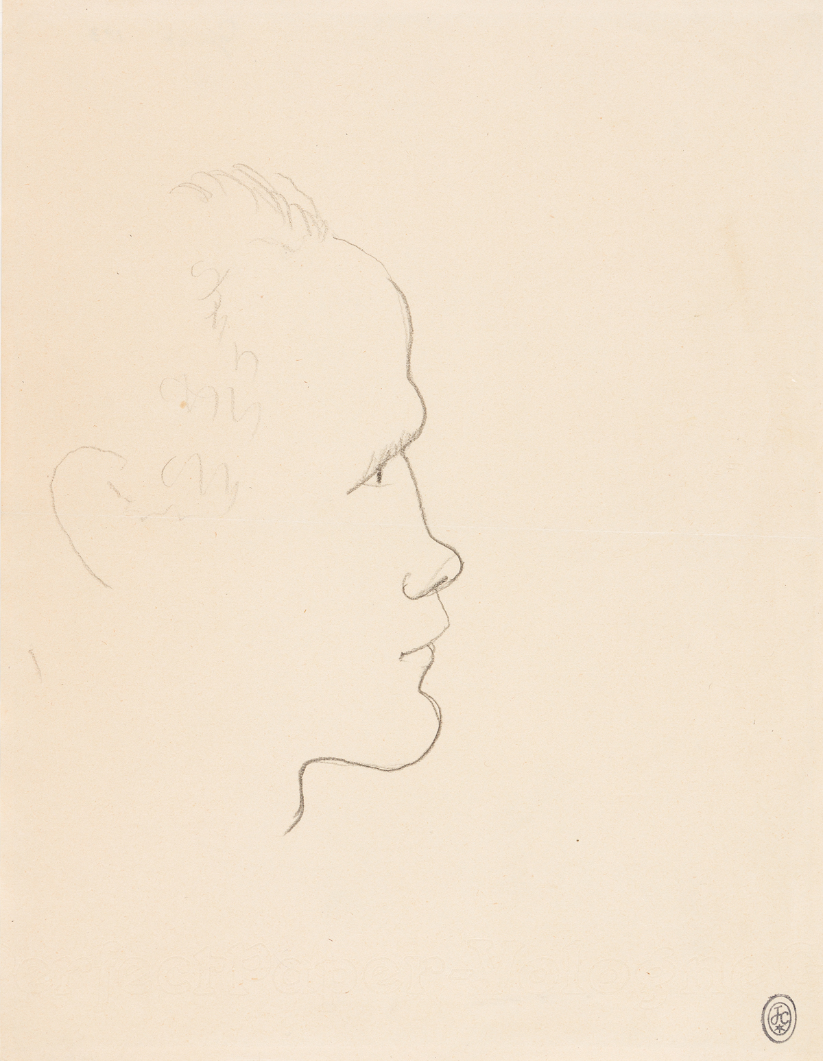 JEAN COCTEAU (1889-1963) Jean Genet * Marcel Khill * Jean Desbordes.